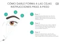Guía visual para definir la forma de tus cejas, indicando cada cuanto hay que hacerse las cejas para mantenerlas perfectas.