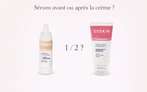 Un sérum facial SOSKIN y una crema SOSKIN, ¿cuál usar antes o después?