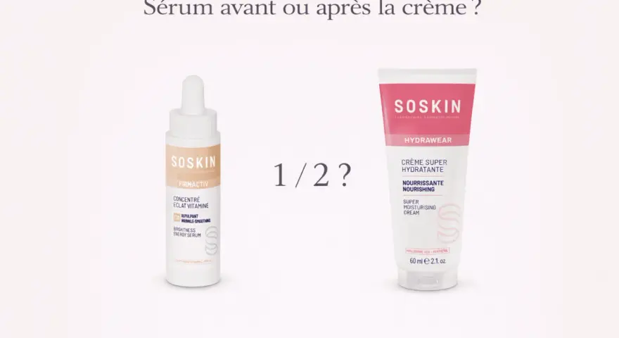 Un sérum facial SOSKIN y una crema SOSKIN, ¿cuál usar antes o después?